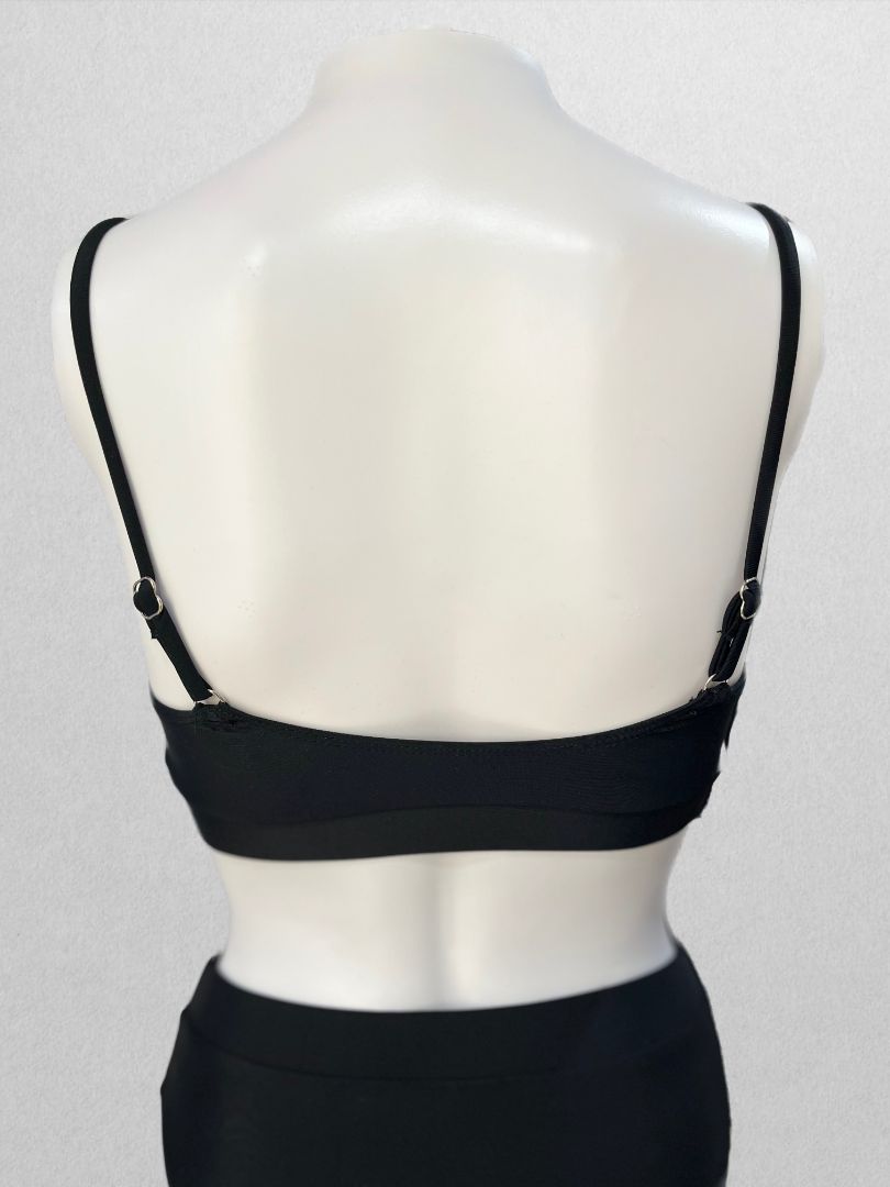 Tempt Me Black Bandeau Swim Top