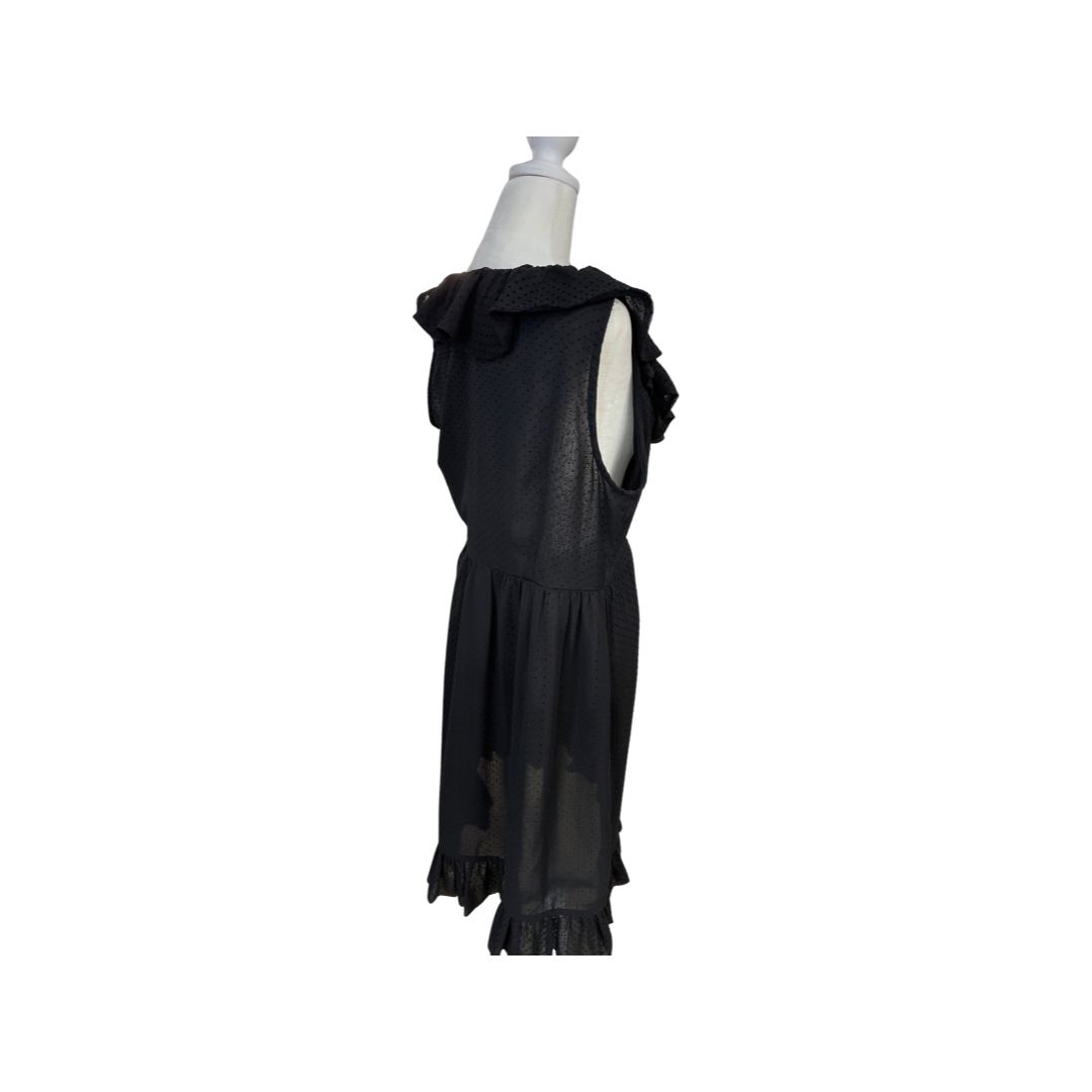 Twenty One Black Ruffled Dress