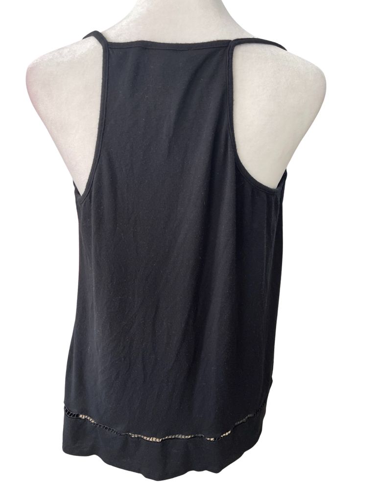 Ultra Flirt Black Spaghetti Strap Tank