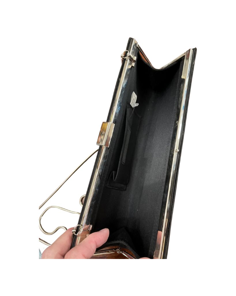 V2 by Vanetta Black Clutch