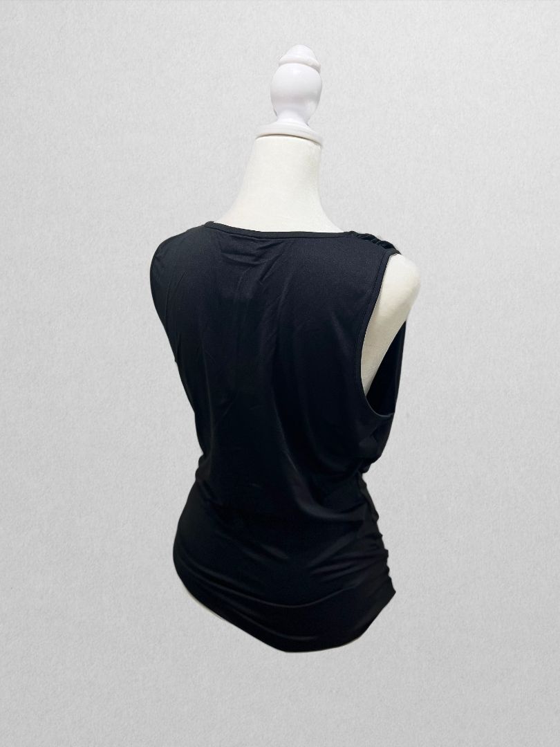 Verlina Black Wrap Tank