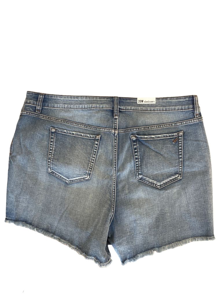 William Rast High Rise Embroidered Jean Shorts