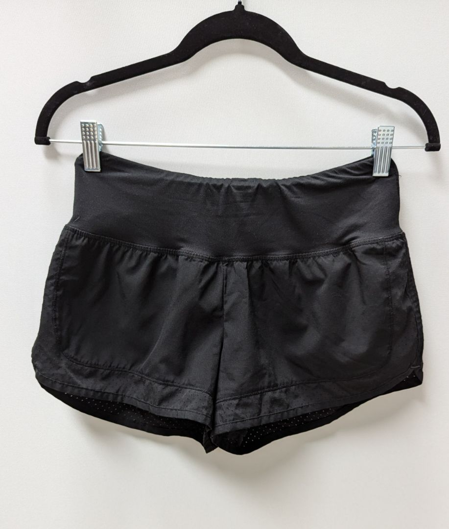 Champion Black Active Shorts with Zipper Pocket