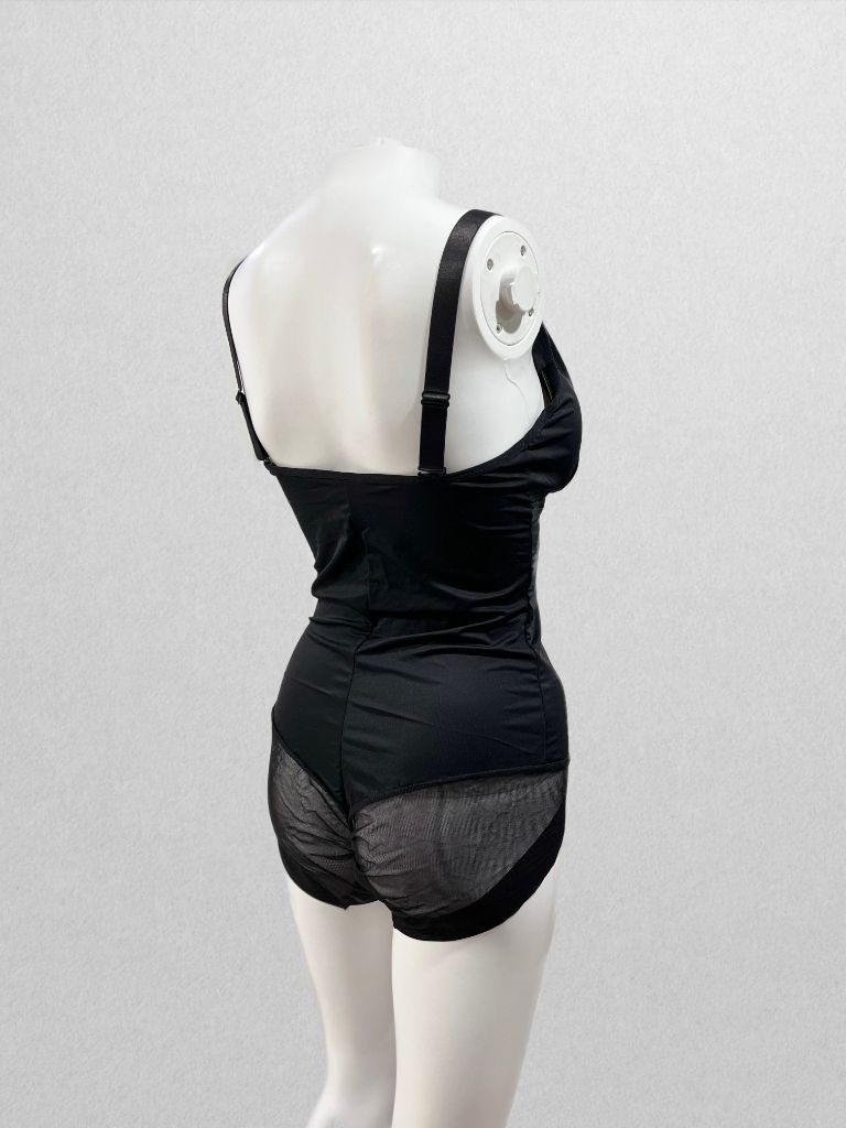 Joyshaper Black Sheer Cheeks Bodysuit