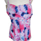 Adisputent Tie Dye Tankini Swim Top with Black Swim Shorts (NWT)