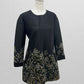Alfani Black Floral Button-Up Jacket