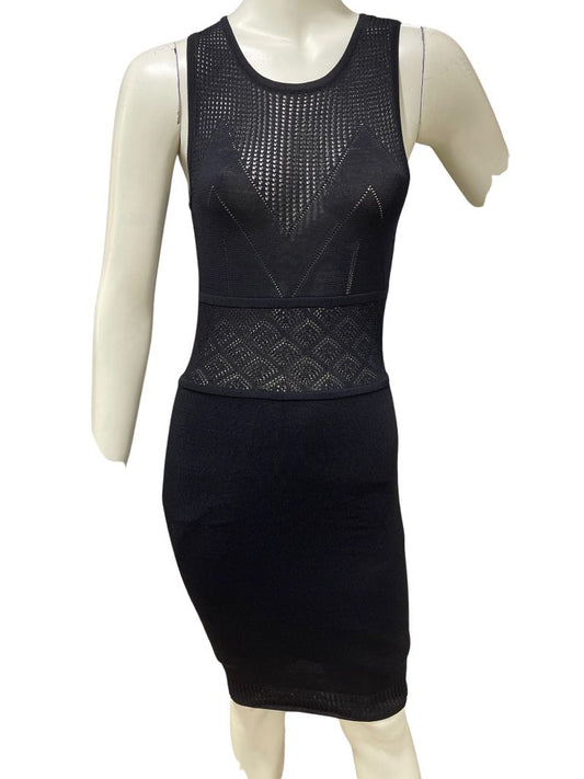 Ali & Jay Black Tank Knit Panel Long Dress
