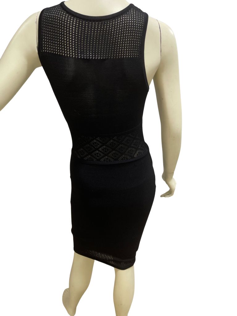 Ali & Jay Black Tank Knit Panel Long Dress