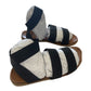 Amazon Essentials Black Strappy Elastic Sandals