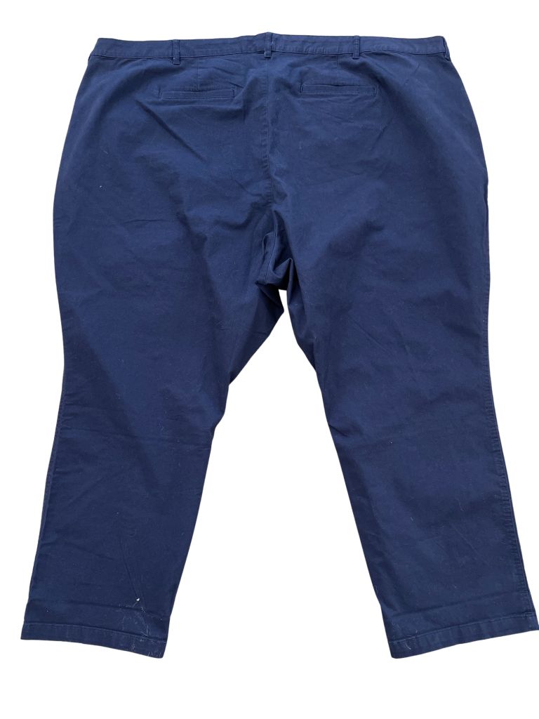 Amazon Essentials Navy Cropped Chino Pants (32W)