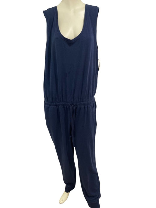 Amazon Essentials Navy Sleeveless Jumpsuit (XL)