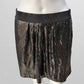 Ann Taylor Black Sequin Skirt with Pockets