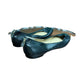 Ann Taylor Black Faux Snakeskin Flats