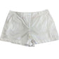 Ann Taylor Loft White Flat Front Shorts