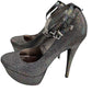 Anne Michelle Multicolor Metallic Platform Heels
