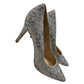 Antonio Melani Silver Sequin Stiletto Heels