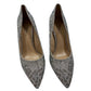 Antonio Melani Silver Sequin Stiletto Heels