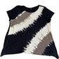 B.L.E.U. Black Patterned Tee