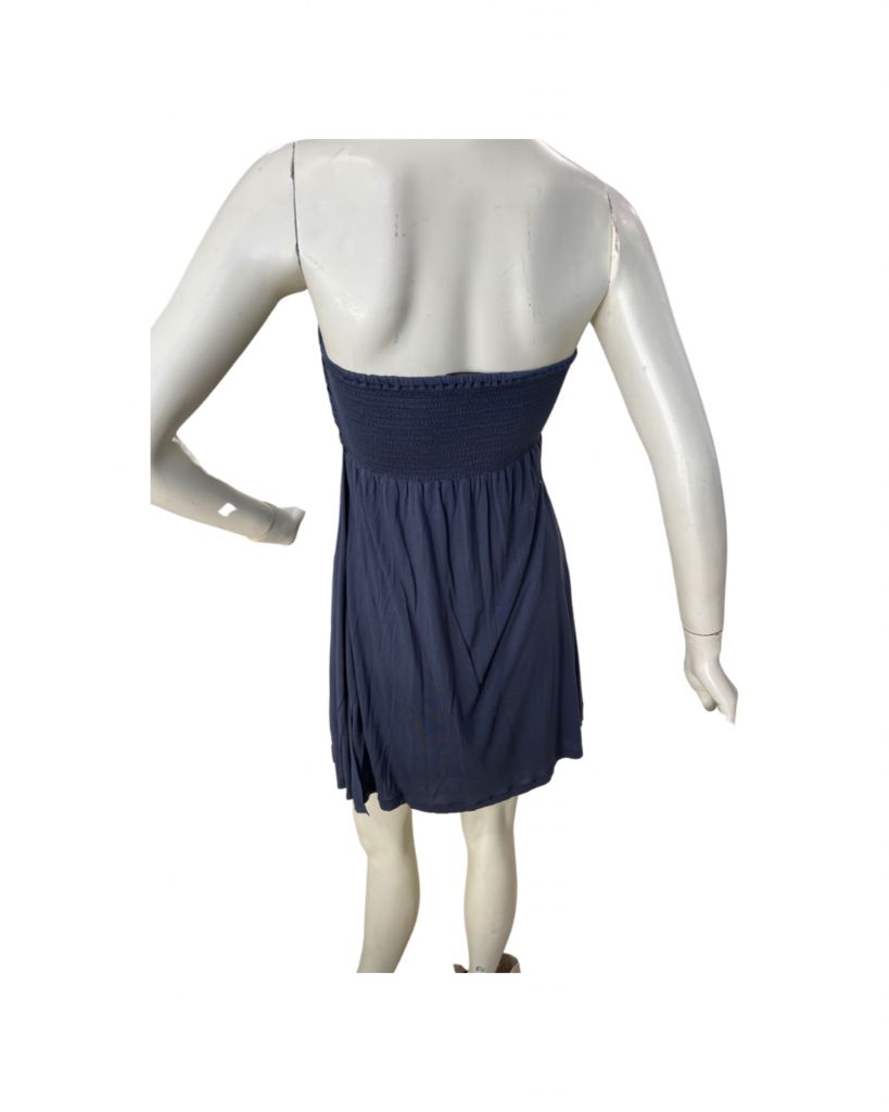 BCBGMAXAZARIA Navy Strapless Mini Dress