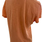 Banana Republic Peach White Bow Short Sleeve Tee