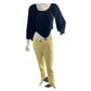 Better Be Black Tie Front Flowy Crop Blouse