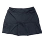 Black Athletic Back Pleated Skort
