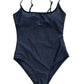 Black Swim One Piece with Spaghetti Straps