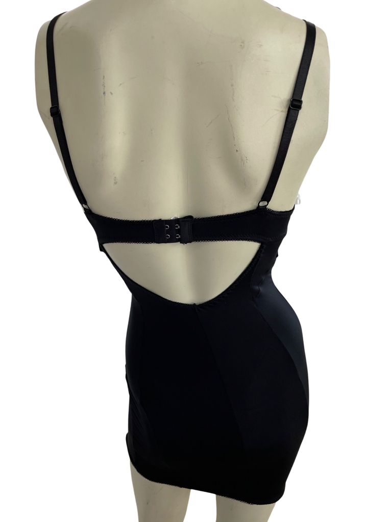 Black Underwire Bra Shapewear Slip