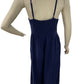 Blue Wide Leg Spaghetti Strap Jumpsuit