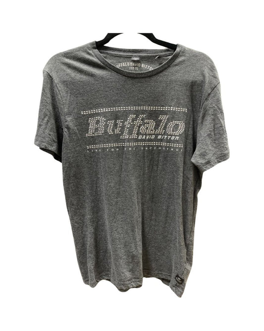Buffalo David Bitton Grey/Silver Embellished Tee