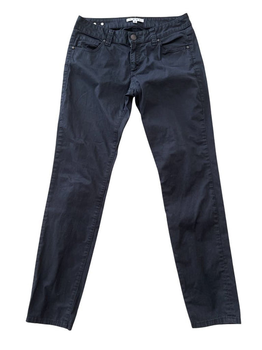 Cabi Black Sateen Bree Stretch Skinny Ankle Pants