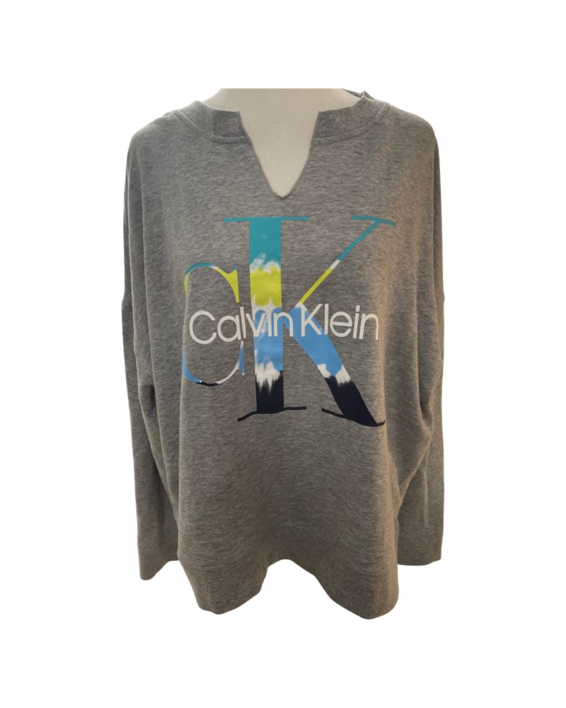 Calvin Klein Grey Logo Sweatshirt