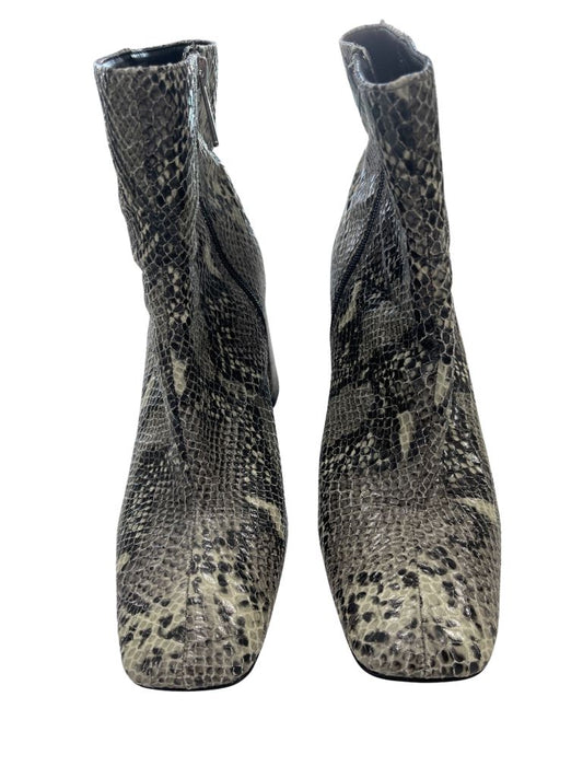 Charles by Charles David Beige Snakeskin Boots
