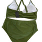 Daci Olive Swim Two-Piece with High Waist