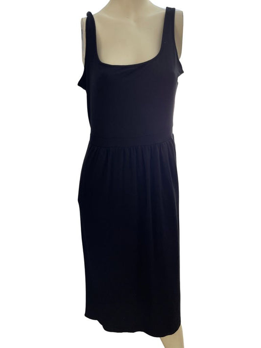 Daily Ritual Black Sleeveless Midi Dress