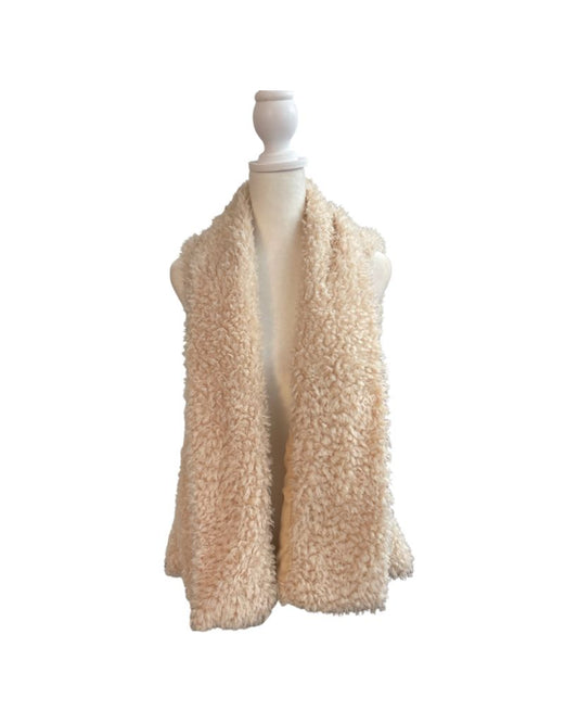 Dainty Hooligan Cream Shaggy Vest