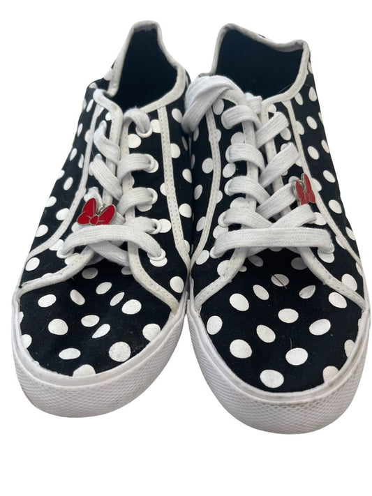 Disney Black/White Polka Dot Minnie Mouse Sneaker