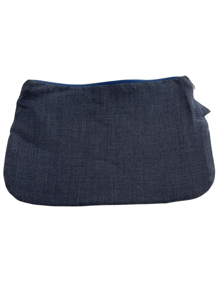 Dr. Who Tardis Blue Fabric Zippered Clutch Pouch
