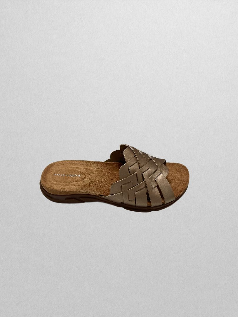 Easy Spirit Bronze Braided Sandal