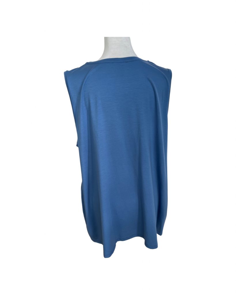 Eileen Fisher Blue Round Neck Tank