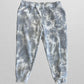 Evri Grey and White Tie Dye Sweatpants