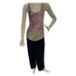 Express Gold and Pink Sequin Tank Top