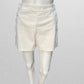 Express High Rise White Shorts with Buttons