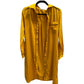 FRNCH Yellow Striped Button Up Nightgown