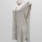 Calvin Klein Pink/White Striped Button-Up Sleeveless Blouse