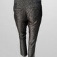 Tahari Black Jacquard Print Pants