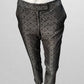 Tahari Black Jacquard Print Pants