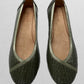 Vionic Green Faux Snakeskin Flats