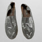 Steve Madden Silver Espadrille Flats