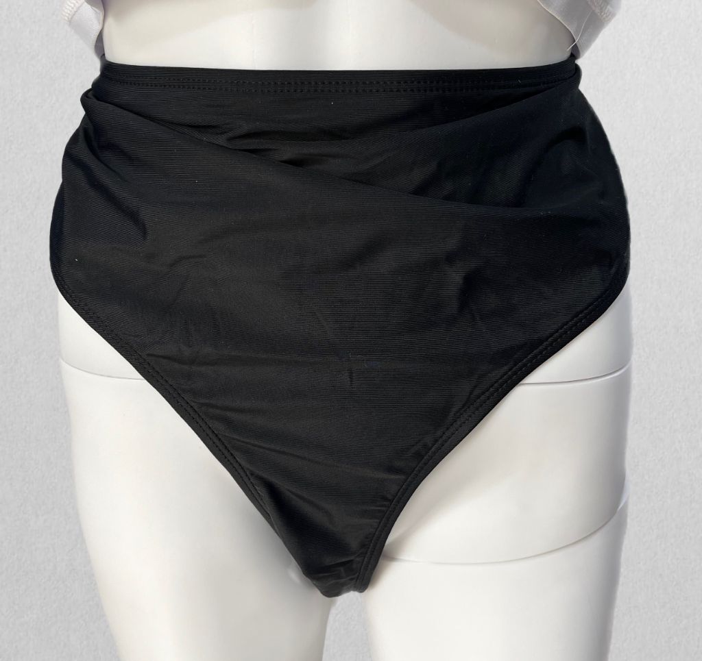 Holipick Multicolor Halter Neck and Black High-Waist Bottom Swim Two Piece (NWT)